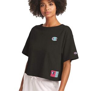 Champion Crop Top Tee Medium reverse weave